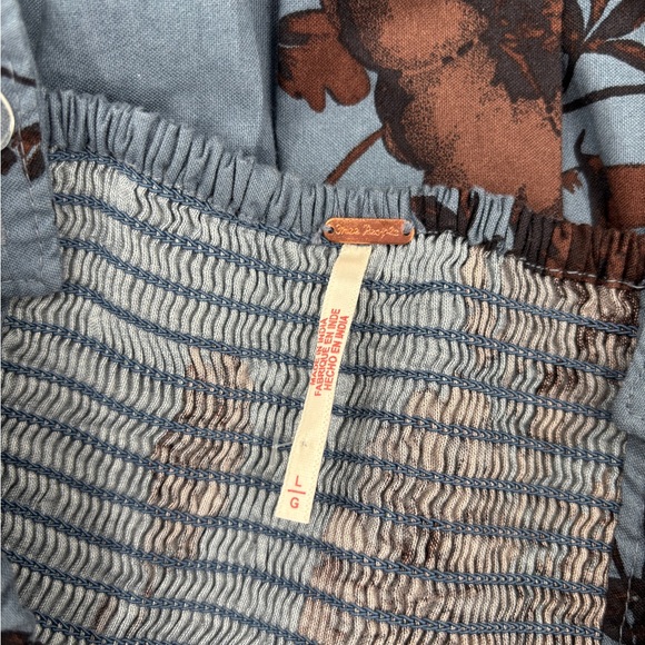 Free People Laters Baby Midi Dress in Storm Combo - Picture 8 of 8